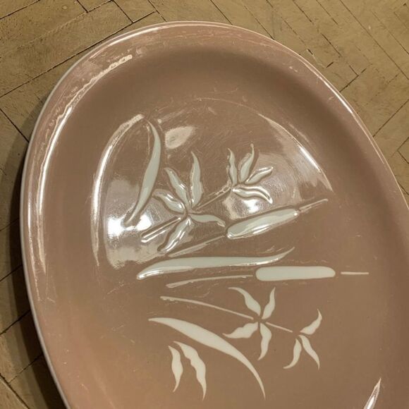 Vintage Harmony House Marshland 4638 Platter Beige - Picture 6 of 12